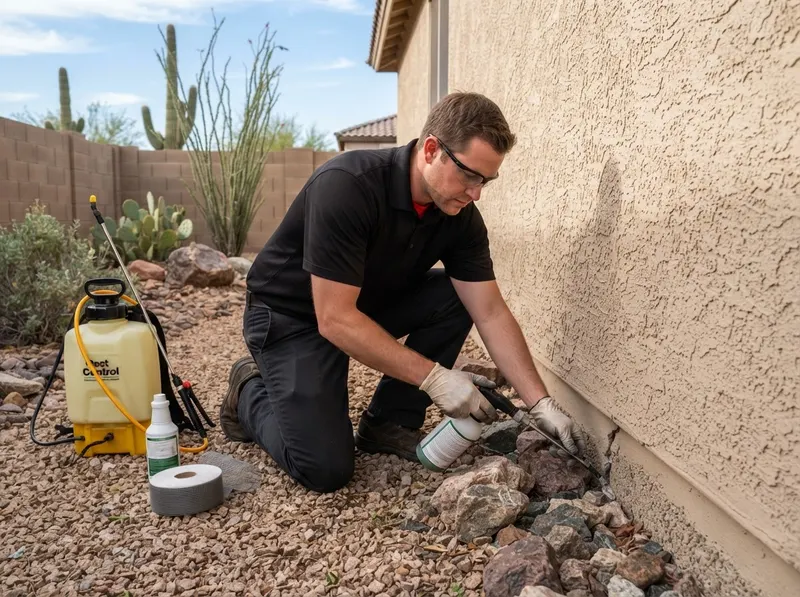 Bark Scorpion Exclusion and Perimeter Control in Gilbert, AZ