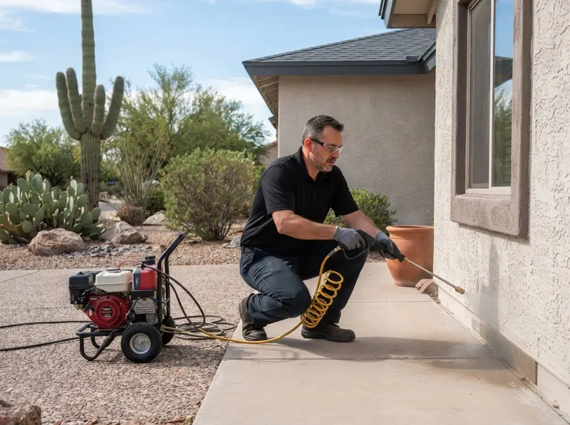 Residential Exterior Power-Spray Shield in Gilbert, AZ
